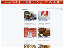 Tablet Screenshot of ideiasdenatal.com